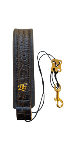 Dave Guardala Deluxe Saxstrap Elchleder Black Goldhook Dave Guardala Deluxe Saxstrap Elchleder Black Goldhook