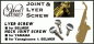 Preview: Wood Stone Lyer Screw for Selmer only!