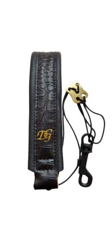 Dave Guardala Deluxe Tragegurt Elchleder Black Plastichook