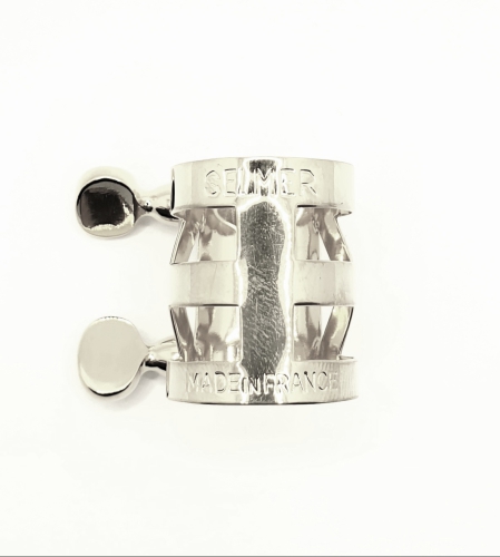 Selmer Ligature Metall modified for Dave Guardala Tenor silverplated
