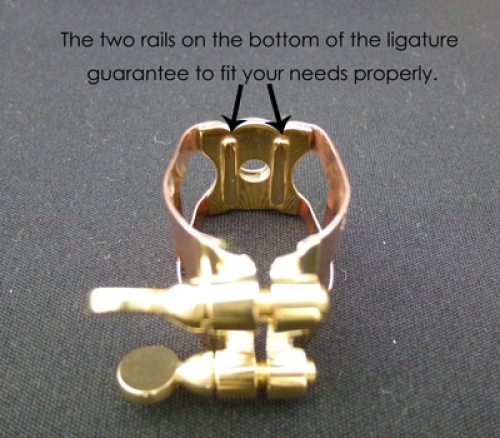 Wood Stone Ligature Selmer Brass Rubber Tenor Sax