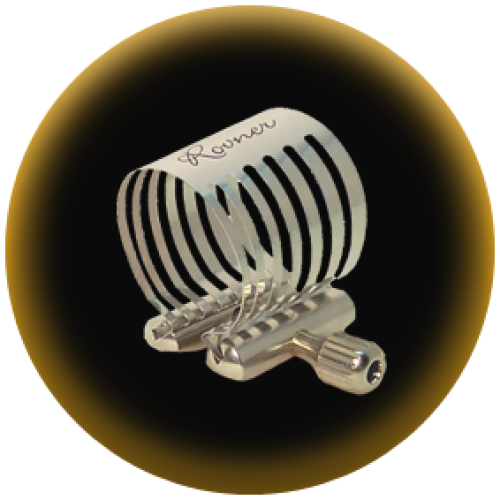 Rovner Platinum Ligature Sopranosax Ebonit P-1RVS