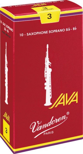 Vandoren JAVA RED Sopransax 10 Blätter