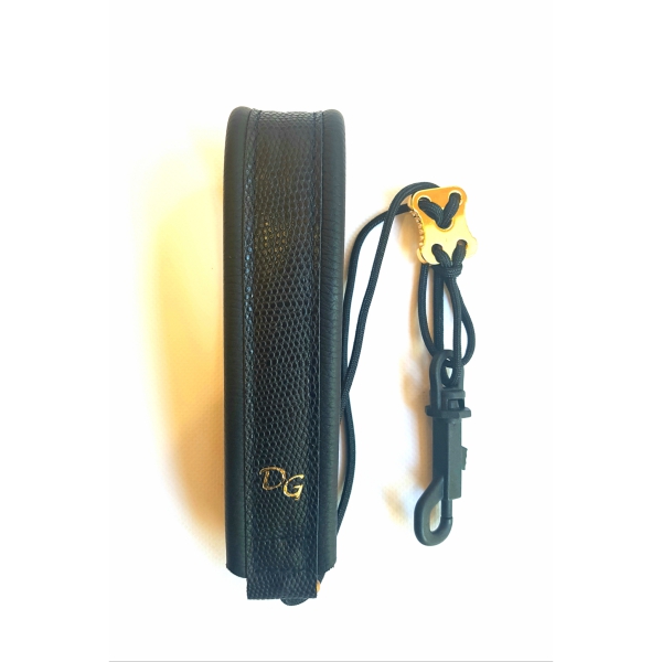 Dave Guardala DeLuxe Tragegurt Elchleder Black Plastichook