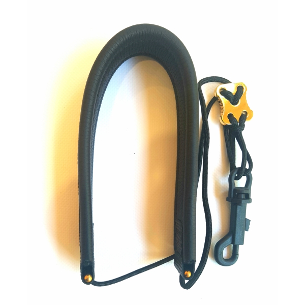 Dave Guardala DeLuxe Tragegurt Elchleder Black Plastichook