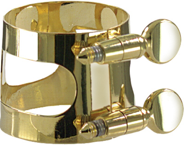 Ligature Meyer - Otto Link Altosax Brass laquered