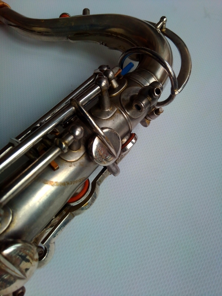 C-Melody Sax American (Buescher) silver plated, overhauled
