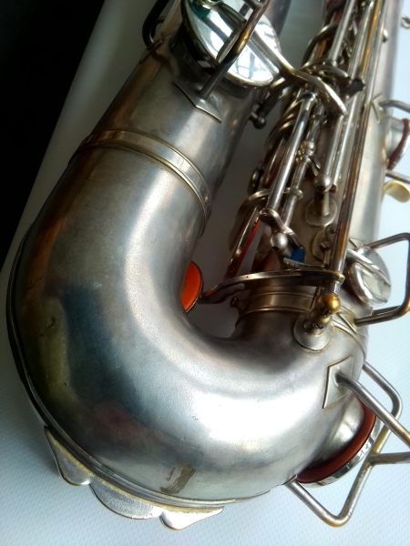 C-Melody Sax American (Buescher) silver plated, overhauled