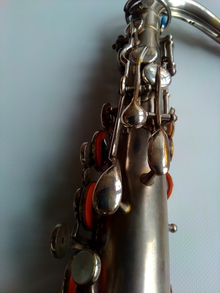 C-Melody Sax American (Buescher) silver plated, overhauled