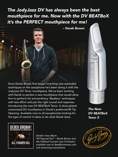 Jody Jazz DV Beatbox Tenor 5 with BG France DUO Ligature Rose Gold & Cap