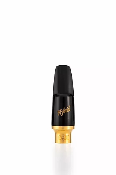 Bari Hybrid Alto Sax  Ebonite / Metal Mouthpiece Brass goldplated 7